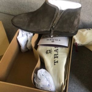 Trask grey Aubrey bootie